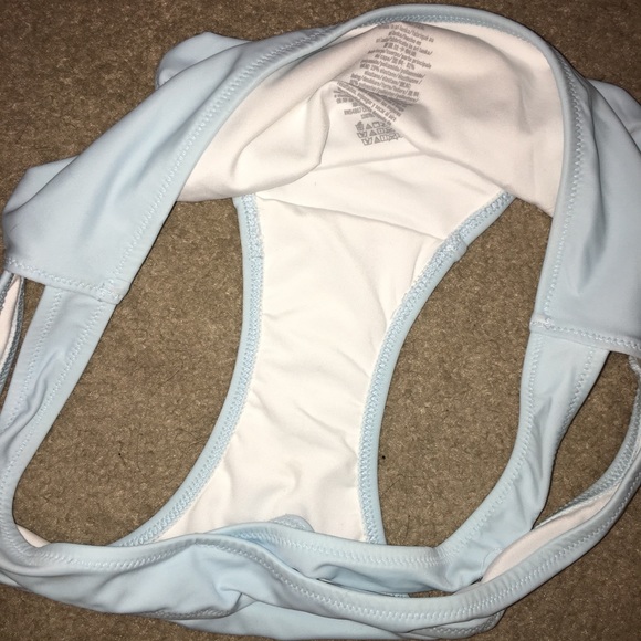 PINK Blue Cross Front Swim Bottoms - Picture 3 of 4